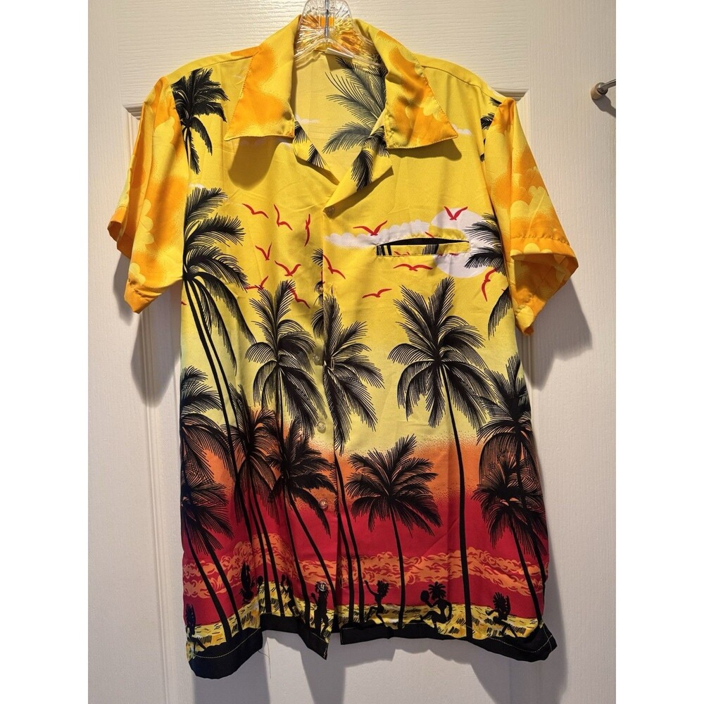 Kim Kameha Hawaiian Shirt Medium‎